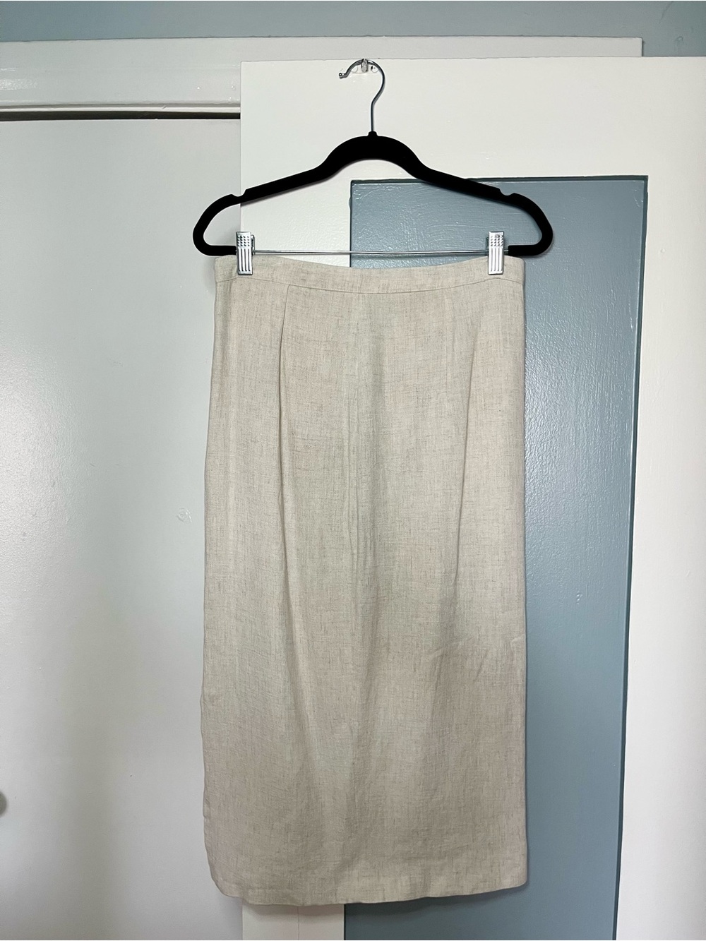 Bardot Neutral Cream Pencil Midi Skirt